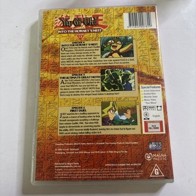 Yu-Gi-Oh! : Into The Hornet's Nest Vol 1.2 (DVD, 1996) Region 4