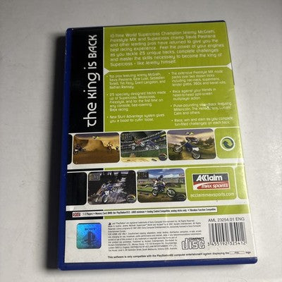 Jeremy McGrath Supercross World – Sony PlayStation 2 PS2 PAL
