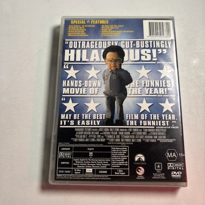 Team America: World Police (DVD, 2004) Region 4