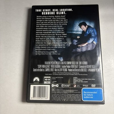 Escape from Alcatraz (DVD, 1979) Clint Eastwood Region 4