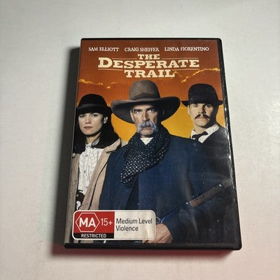 The Desperate Trail (DVD, 1994) Sam Elliott, Linda Fiorentino Region 4