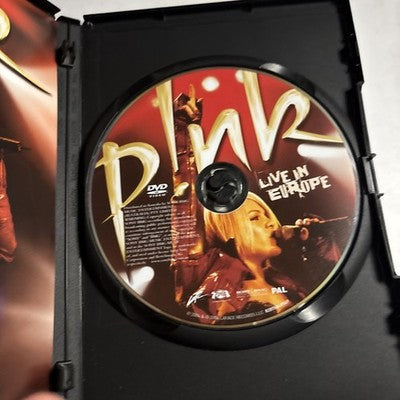 P!Nk - Live in Europe: from the 2004 Try this Tour (DVD, 2006) All Regions