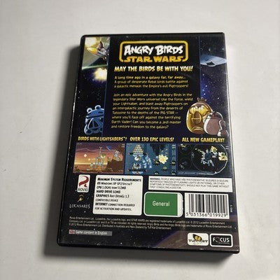 Angry Birds Star Wars - PC CD-ROM Windows Game