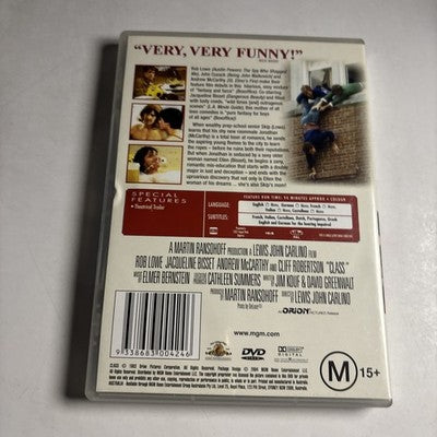 Class (DVD, 1983) Rob Lowe, Jacqueline Bisset, Andrew McCarthy Region 4