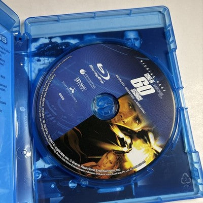Gone in 60 Seconds (Blu-ray, 2000) Nicholas Cage All Regions
