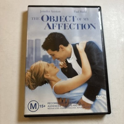 The Object of My Affection (DVD, 1998) Jennifer Aniston, Paul Rudd Region 4 NEW