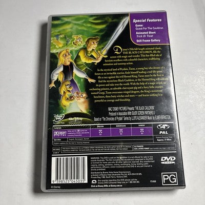 The Black Cauldron (DVD, 1985) Disney Region 4 NEW