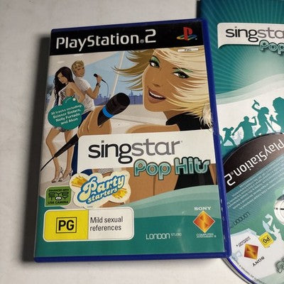 SingStar Pop Hits PLAYSTATION 2 PAL Game