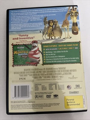 Madagascar (DVD, 2005) Dreamworks Animated Film Region 4 &2
