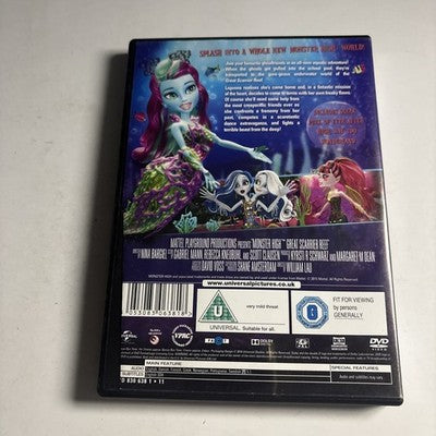 Monster High - Great Scarrier Reef (DVD, 2015) Region 4,2