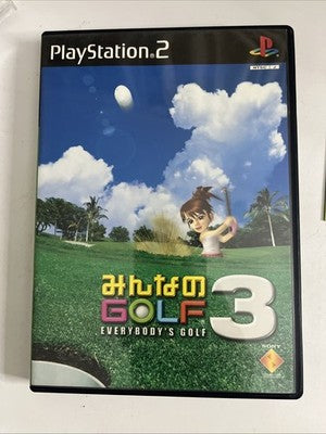 Minna no Golf Everybody's Golf 3 PS2 Sony PlayStation NTSC-J Japanese Complete