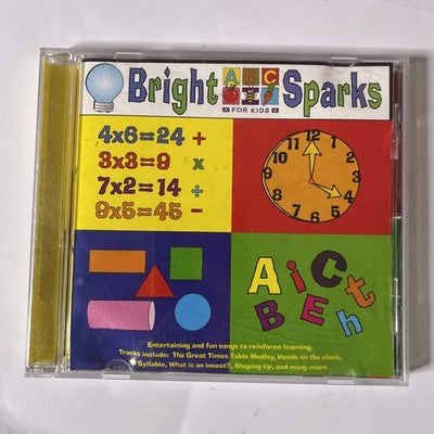 ABC For Kids – Bright Sparks (CD, 2008) Australia D-301023-2