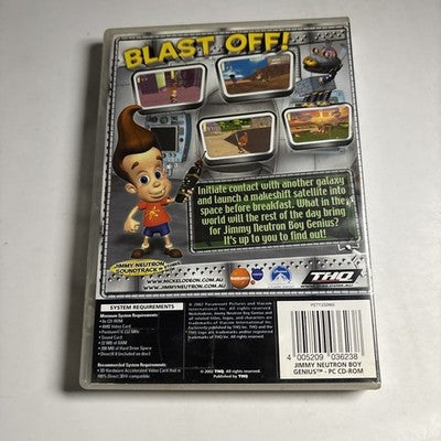 Jimmy Neutron Boy Genius - PC Microsoft Windows Game