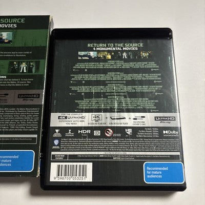 The Matrix: 4-Film Deja Vu Collection (4K Ultra HD Blu-ray, 2022)