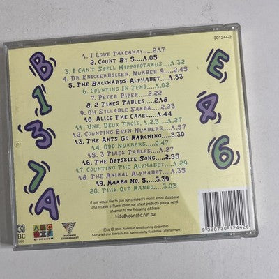 Various – Counting & Alphabet Sing-A-Long 2 (CD, 2008) Australia ABC Kids