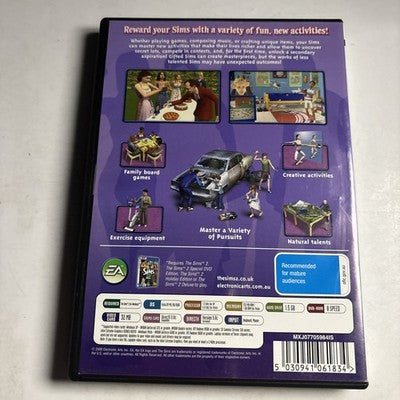 The Sims 2 Freetime Expansion Pack PC DVD Windows Game