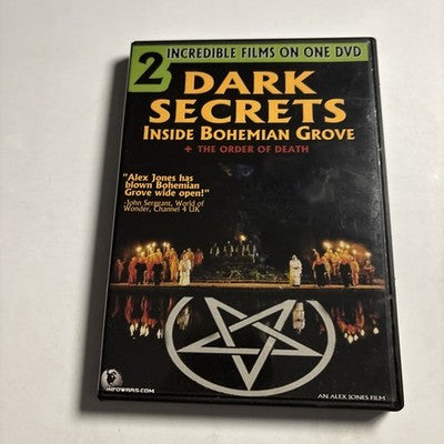 Dark Secrets: Inside Bohemian Grove & Order Of Death DVD Alex Jones All Regions