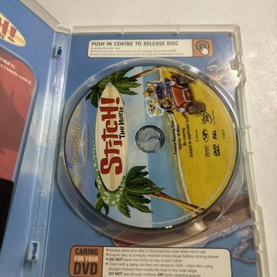 Stitch - The Movie (DVD, 2002) Region 4