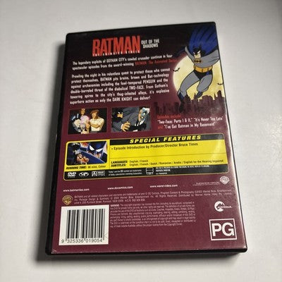 Batman: The Animated Series - Out of the Shadows (DVD, 2000) Region 4