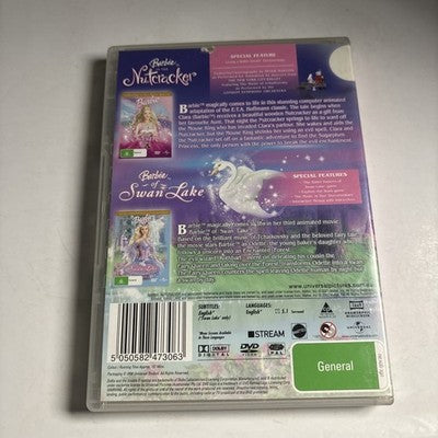 Barbie In The Nutcracker / Barbie Of Swan Lake DVD Region 4,2