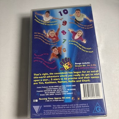 Hi-5 Star Dreaming VHS Video Australian Release Kids Original Cast Members PAL