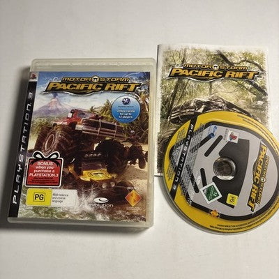 MotorStorm Pacific Rift PlayStation 3 PS3 Game Complete w/Manual AUS