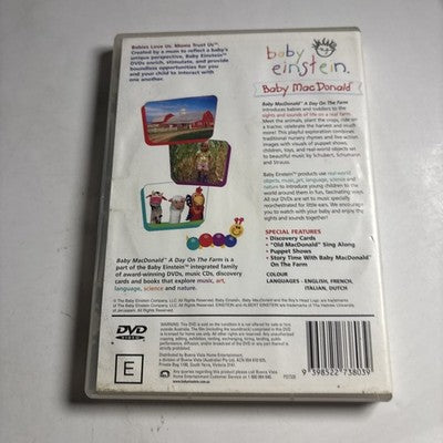 Baby Einstein - Baby Macdonald (DVD, 2004) Region 4