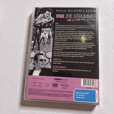 Joe Strummer - Viva Joe Strummer - The Clash & Beyond (DVD, 2005) All Regions