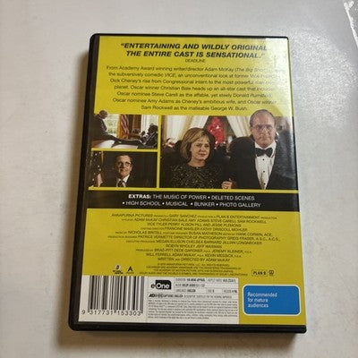 Vice (DVD, 2018) Christian Bale, Amy Adams, Steve Carell Region 4