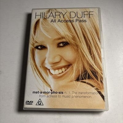 Hilary Duff - All Access Pass (DVD, 2003) All Regions