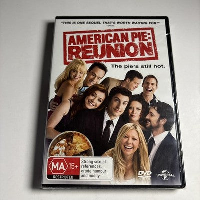 American Pie: Reunion (DVD, 2012) Seann William Scott, Region 4,2 *New Sealed*