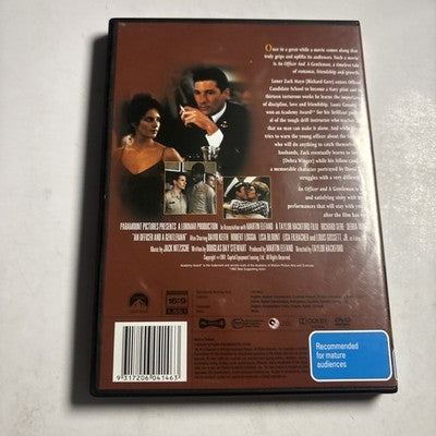 An Officer And A Gentlemen (DVD, 1981) Richard Gere, Debra Winger Region 4