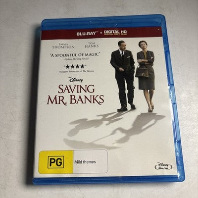 Saving Mr. Banks (Blu-ray, 2013) Emma Thompson, Tom Hanks All Regions