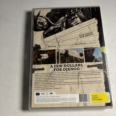 A Few Dollars for Django (DVD, 1996) Anthony Steffen Region 4 NEW
