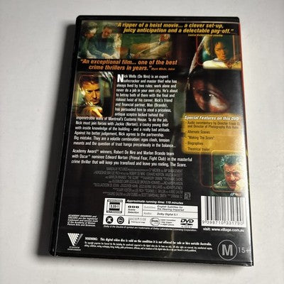 The Score (DVD, 2001) Robert De Niro, Edwards Norton Region 4 NEW