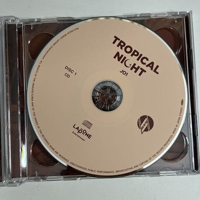 JO1 - Tropical Night (CD + DVD, 2023, 2-Disc) Obi Japan