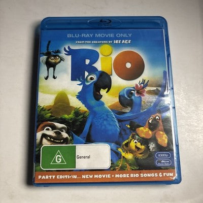 Rio (Blu-ray, 2011) Anne Hathaway, Jamie Foxx, Kelly Keaton Region B