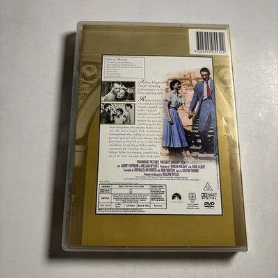 Roman Holiday (DVD, 1953) Gregory Peck, Audrey Hepburn Region 4 NEW