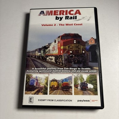 America by Rail Vol 2 The West Coast DVD All Regions NEW