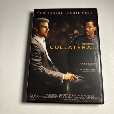 Collateral (DVD, 2004) Tom Cruise, Janie Foxx Region 4 NEW