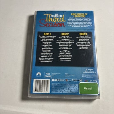 SpongeBob SquarePants : Season 3 (DVD, 2006) Region 4