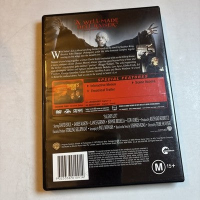 Salem's Lot (DVD, 1979) James Mason, Lance Kerwin, David Soul Region 4