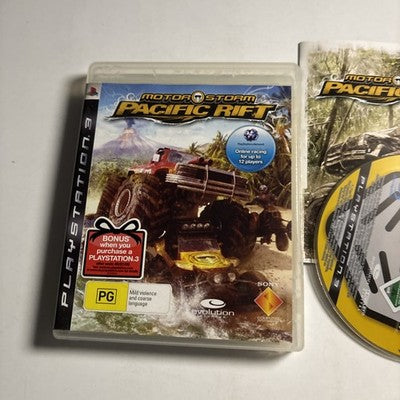 MotorStorm Pacific Rift PlayStation 3 PS3 Game Complete w/Manual AUS