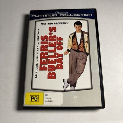 Ferris Bueller's Day Off (Special Edition, DVD, 1986) Region 4