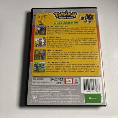 Pokemon - Advanced 6.5 - In The Knicker Of Time (DVD, 2005) Region 4