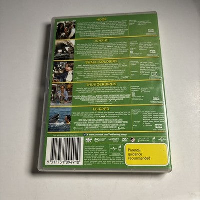 Hook / Jumanji / Small Soldiers / Thunderbirds / Flipper (DVD) Region 4