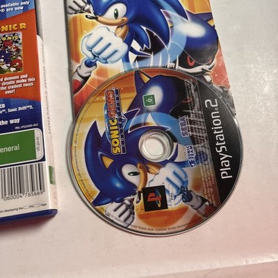 Sonic Gems Collection PS2 Sony Playstation 2 Game Complete With Manual Sega PAL