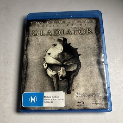 Gladiator - Definitive Edition (Bluray, 2000) Russell Crowe Region B