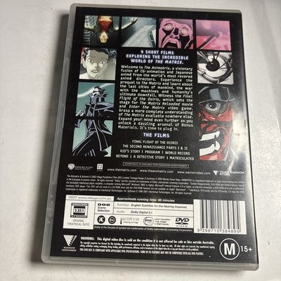 Animatrix (DVD, 2003) Keanu Reeves, Carrie-Anne Moss Region 4