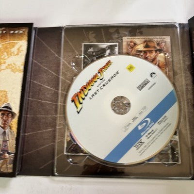Indiana Jones - The Complete Adventures (Blu-ray, 2012) Harrison Ford Region B